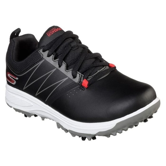 Juniors SKECHERS Go Golf Blaster Golf Shoes- Black/red. Size 6 - Picture 1 of 9